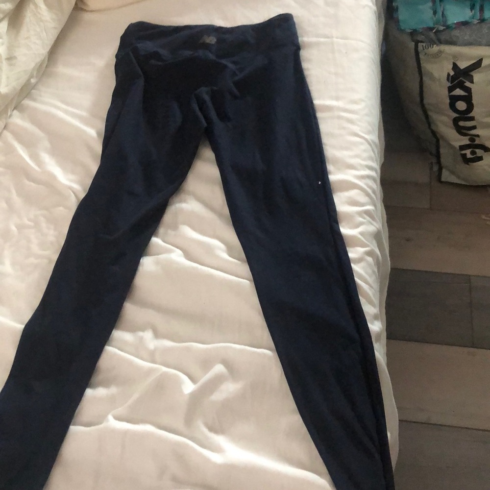 Navy new balance leggings
